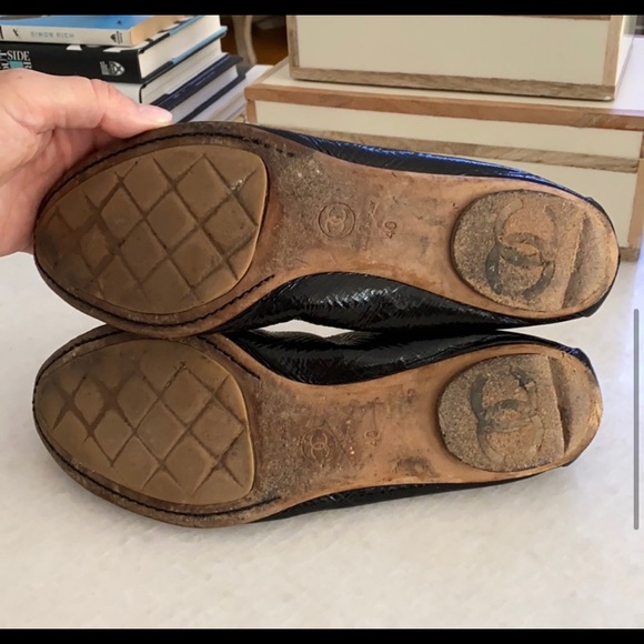 Chanel Patten Lather Ballet Flats - Picture 7 of 10